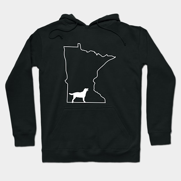 Labrador Retriever Minnesota Dog T-Shirt Hoodie by karolynmarie